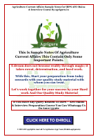 Agriculture Current Affairs Sample Notes_Agriguru.pdf